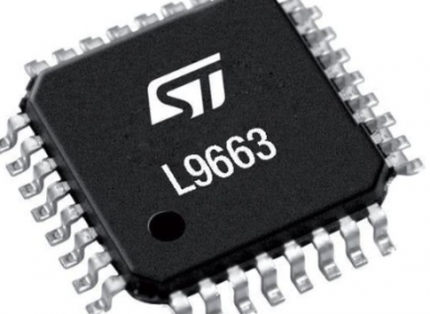 STMicroelectronics (ST) L9663-TR-1 Automotive-Grade 2-Channel PSI5 Bus Sensor Transceiver IC